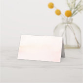 Roze Pampas gras bruiloft plaats kaart Plaatskaartje (Achterkant)