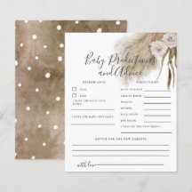 Roze Pampas Grass Baby Predications & Advice Kaart