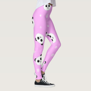 Roze Panda Baby4Levensduur Leggings Panda