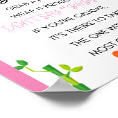 Roze Panda Baby shower Game Sign Poster (Hoek)