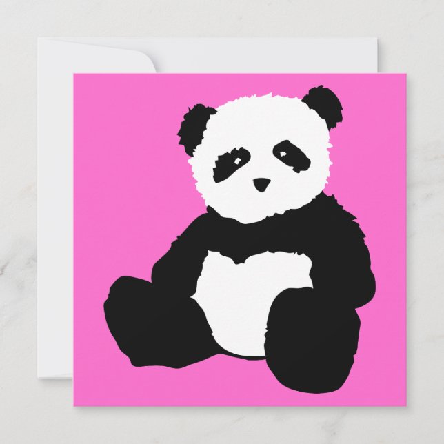 roze panda plas (Voorkant)