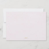 Roze Panda Verjaardagsuitnodiging Kaart (Achterkant)
