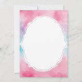 Roze Pannenkoek Baby Brunch Berry Baby shower Kaart (Achterkant)