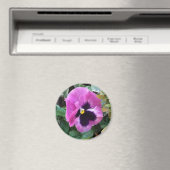 Roze Pansy Magnet (Insitu (Vaatwasser))
