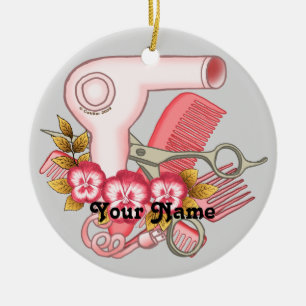 Roze Pansy Schoonheidsspecialiste Keramisch Ornament