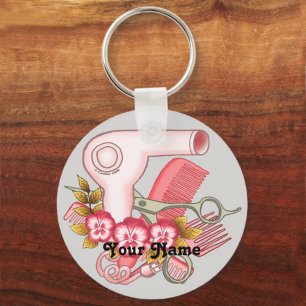 Roze Pansy Schoonheidsspecialiste  Sleutelhanger
