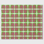 Roze Pansy Wrapping Papier (Vlak)