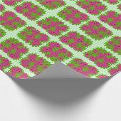 Roze Pansy Wrapping Papier (Hoek)