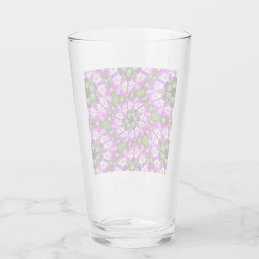 Roze pantaatpatroon glas (Achterkant)