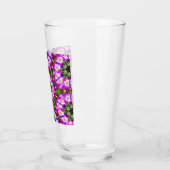 Roze pantaatpatroon glas (Links)