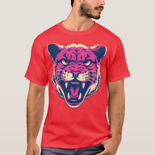 Roze Panter Gezicht T-shirt
