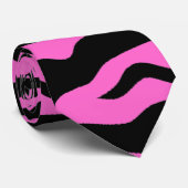 Roze panther stropdas (Opgerold)