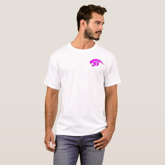 Roze panther t-shirt (Voorkant volledig)