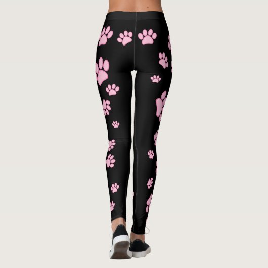 Roze pantherLeggings Leggings (Achterkant)