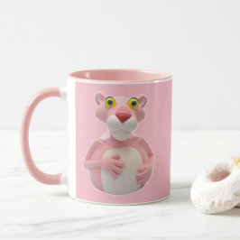 Roze pantherMok - CelebriDucks op rubber Duck Cups Mok