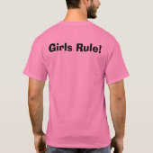 Roze Panthers Soccer Shirt (Achterkant)