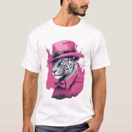 Roze pantherShirt T-shirt