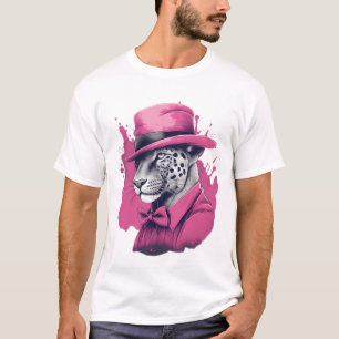 Roze pantherShirt T-shirt