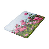 Roze papaver badmat (Gekanteld)