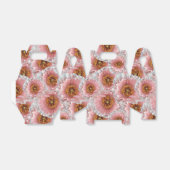 roze papaver bedankdoosjes (Uitgevouwen)