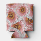 roze papaver blikjeskoeler (Achterkant)