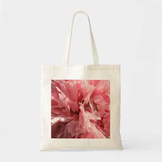  roze papaver Canvas tas (Voorkant)