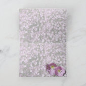 Roze papaver Foto Lijst Kaart (Binnen)