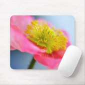 Roze papaver muismat (Met muis)