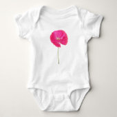 roze papaver romper (Voorkant)