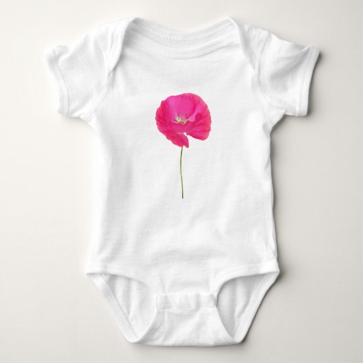 roze papaver romper (Voorkant)