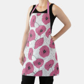 Roze papaver schort (Insitu)