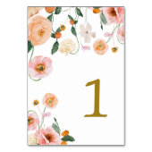 Roze papaver Tabel 1 Wedstrijknummer Kaart (Achterkant)