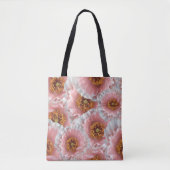 roze papaver tote bag (Voorkant)