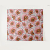 roze papaver wandkleed (Voorkant (horizontaal))