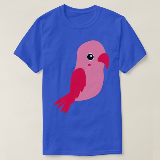 Roze papegaai 2 t-shirt (Design voorkant)