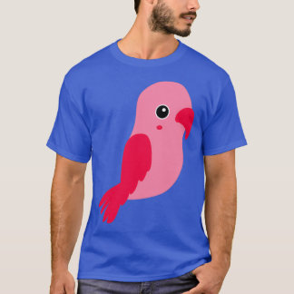 Roze papegaai 2 t-shirt