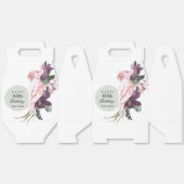 Roze papegaai Boho Tropische 60ste verjaardag Bedankdoosjes (Ongevouwen)