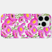Roze Papier Daisies Bloemen Bloemen Case-Mate iPhone Case (Achterkant (horizontaal))