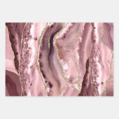 roze papier in bladen inpakpapier vel (Voorkant)