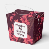 Roze Papier Kraan Origami Kersenbloesem Bedankdoosjes (Achterkant)