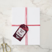 Roze Papier Kraan Origami Kersenbloesem Cadeaulabel (Met Touw)