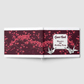 Roze Papier Kraan Origami Kersenbloesem Gastenboek (Volledig)