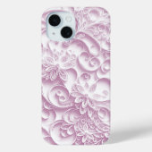 Roze papier Quilling Daisy Design Case-Mate iPhone Case (Achterkant)