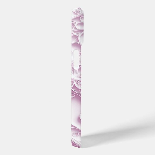 Roze papier Quilling Daisy Design Case-Mate iPhone Case (Achterkant / Rechts)