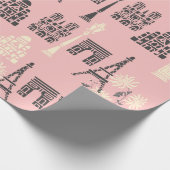 Roze papier voor de onmiddellijke verpakking van P (Hoek)