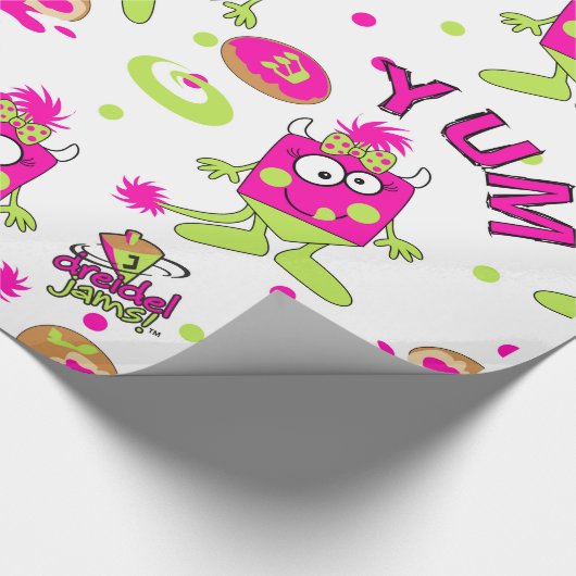 Roze papier voor de papierverwerking van Dreidel M (Hoek)