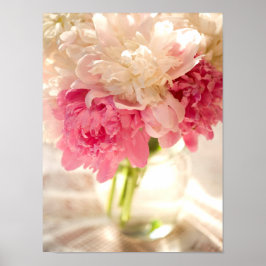 Roze papier voor Floral Value (Poster) Poster