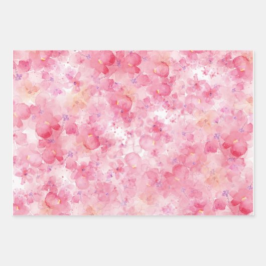 Roze papier voor florale verpakking inpakpapier vel (Voorkant)