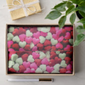 Roze papier voor het hoofdweefsel van rood en wit (Geschenk)