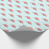 Roze papier voor het oppakken van varkensvlees - U (Hoek)